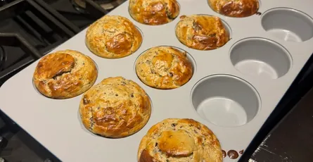 Supersonic Blueberry Banana Muffins