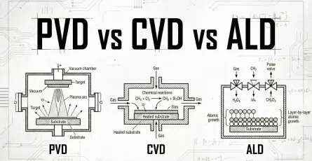 How Semiconductor Deposition (CVD, PVD, ALD) Builds AI Silicon