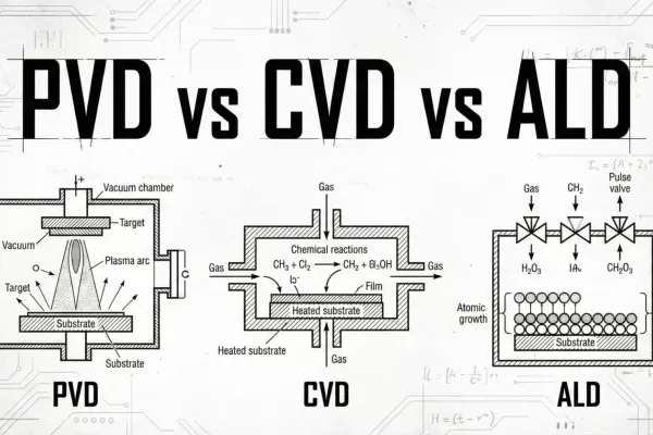 How Semiconductor Deposition (CVD, PVD, ALD) Builds AI Silicon