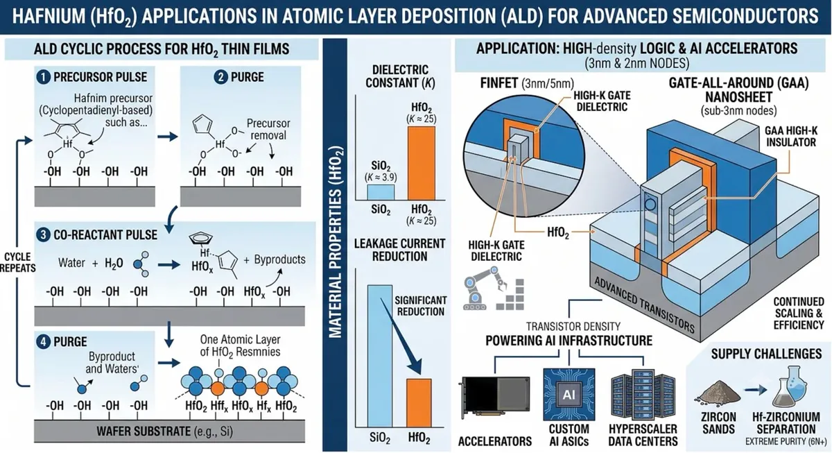 Hafnium High-k Dielectrics: Powering AI Chip Scaling Amid Supply Chain Risks