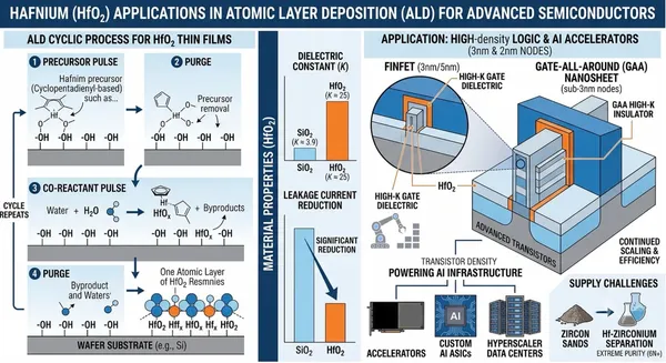 Hafnium High-k Dielectrics: Powering AI Chip Scaling Amid Supply Chain Risks