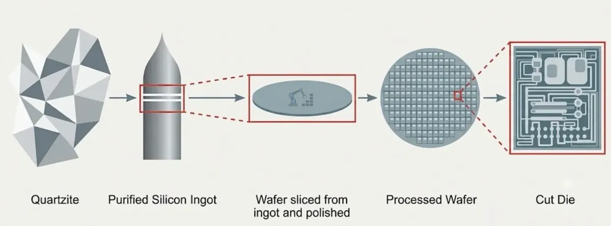 Starting a Wafer: High-Purity Quartz from Spruce Pine and Silicon Powering AI Chip Production
